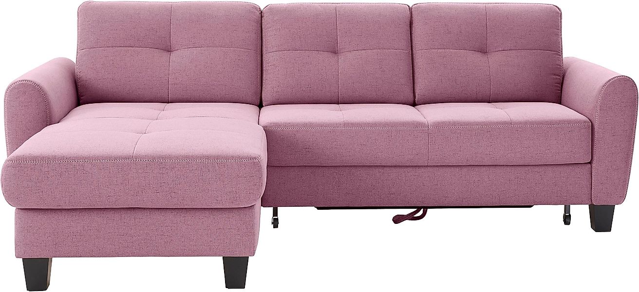 sit&more Ecksofa Varese L-Form, mit Federkern, günstig online kaufen