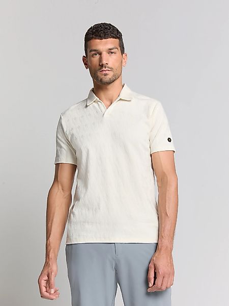 NO EXCESS T-Shirt "No Excess Jacquard Poloshirt" günstig online kaufen