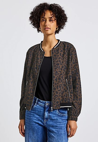 STREET ONE Blouson, ohne Kapuze, mit Leomuster günstig online kaufen