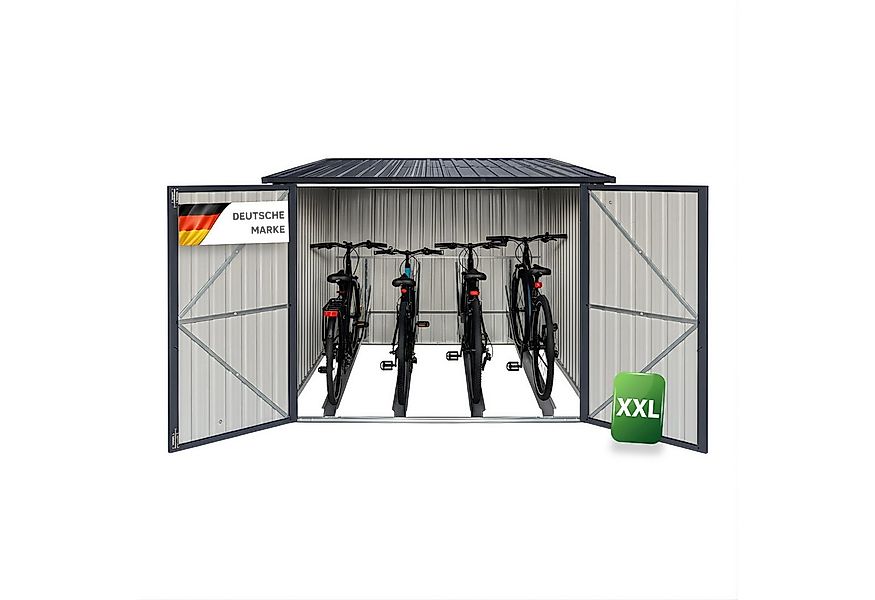Albatros International Gerätehaus Premium Fahrradgarage wetterfest Fahrrad günstig online kaufen