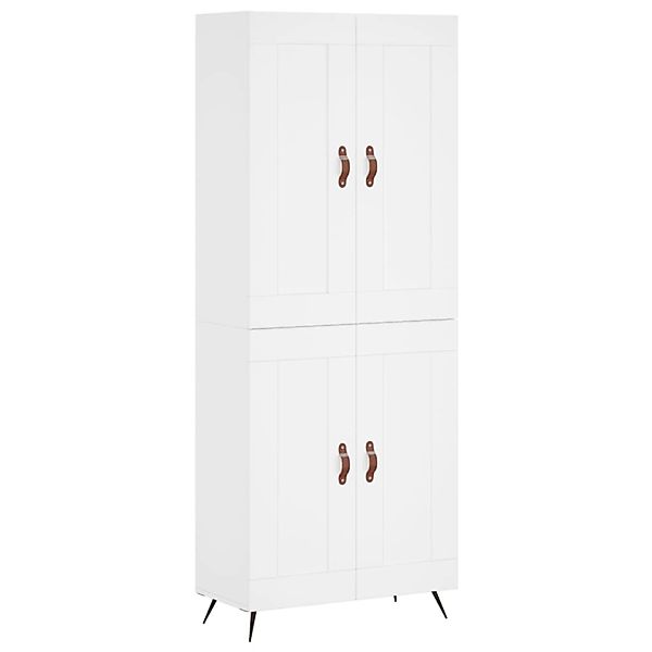 vidaXL Highboard Weiß 69,5x34x180 cm Holzwerkstoff 3199657 günstig online kaufen