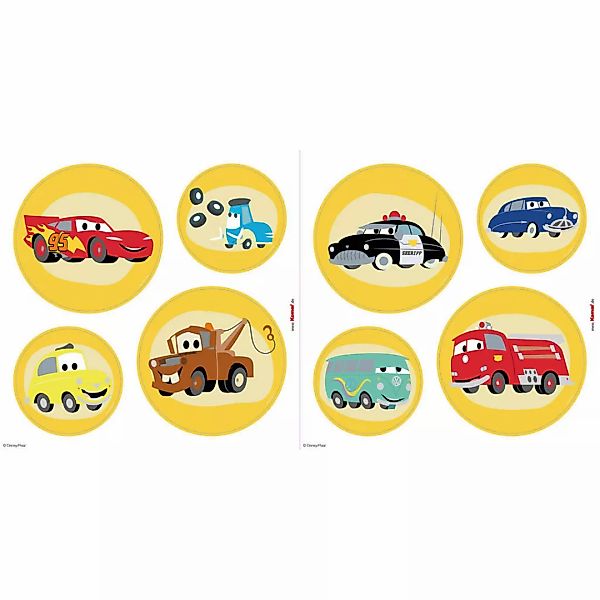 Komar Fenstersticker Cars Ka Chow  Cars Ka Chow B/L: ca. 30x30 cm günstig online kaufen