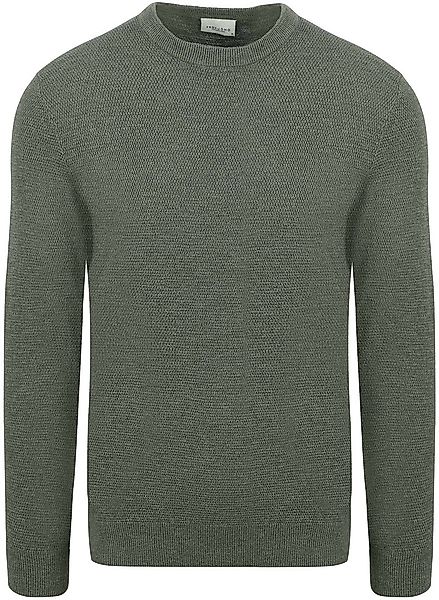 Profuomo Pullover Textured Grün - Größe XXL günstig online kaufen