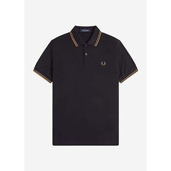 Fred Perry  Poloshirt Twin tipped polo - black shaded stone günstig online kaufen