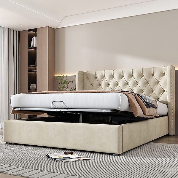 HAUSS SPOLE Polsterbett 160x200 cm Ohrenform günstig online kaufen