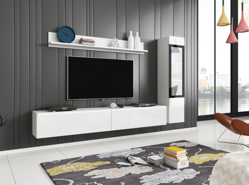 INOSIGN Wohnwand "VERA I, Vitrinen Türanschlag links/rechts wechselbar" Kom günstig online kaufen