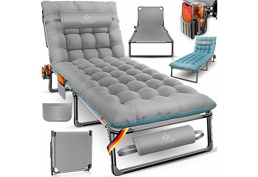 KESSER Campingliege Campingbett Campingliege Angelliege Karpfenliege klappb günstig online kaufen