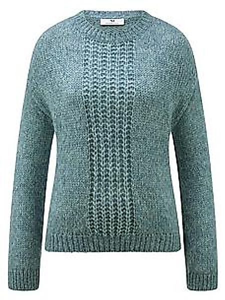 Rundhals-Pullover Peter Hahn grün günstig online kaufen