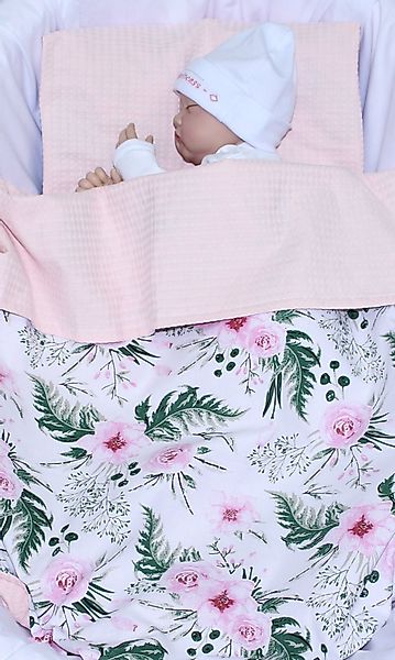 Babydecke Babydecke Waffelpiqué Baumwolle Kuscheldecke Kinderwagendecke, Pr günstig online kaufen