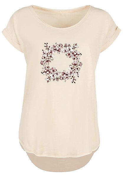 F4NT4STIC T-Shirt "Rosa Frühlings Blumenkranz Dekor" Premium Qualität günstig online kaufen