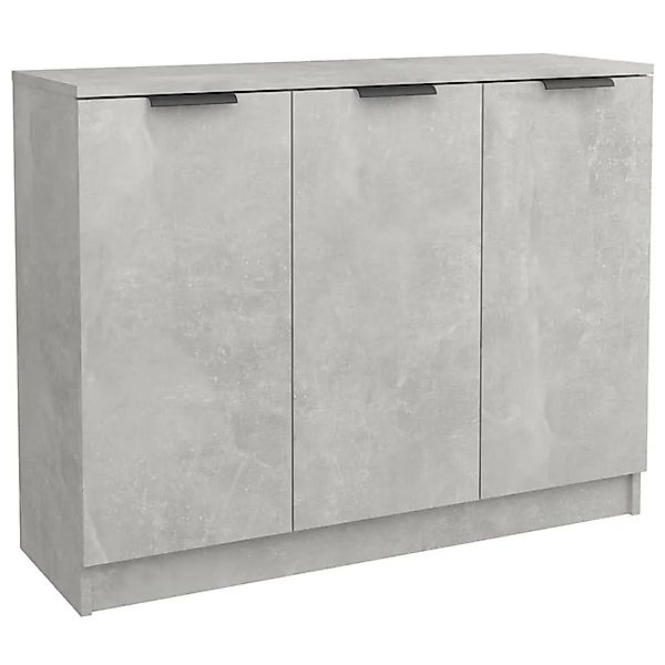 vidaXL Sideboard Betongrau 90,5x30x70 cm Holzwerkstoff 811191 günstig online kaufen