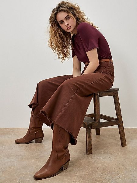 Apricot Weite Jeans 7/8-Jeans, mit weitem Bein günstig online kaufen