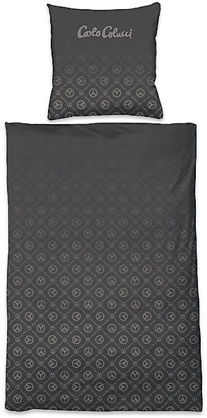 CARLO COLUCCI Bettwäsche »Carlo CLassico aus weicher Microfaser mit Print« günstig online kaufen