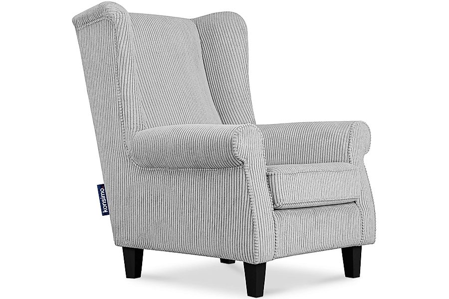 KONSIMO® Ohrensessel MILES Gepolsterter Sessel, mit günstig online kaufen