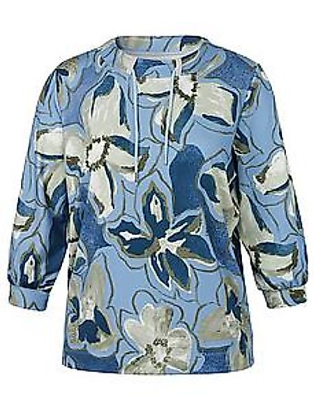 Sweatshirt 3/4-Arm Via Appia Due blau günstig online kaufen