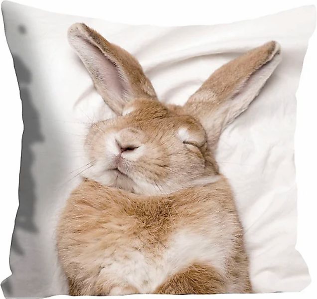 queence Dekokissen »Ketut«, Kissenhülle,Hase,Ostern,Frühlingsmotiv,Niedlich günstig online kaufen