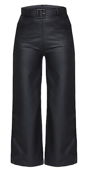 OriginalYou Lederimitathose Damen Leder Culotte moderne Freizeithose elasti günstig online kaufen
