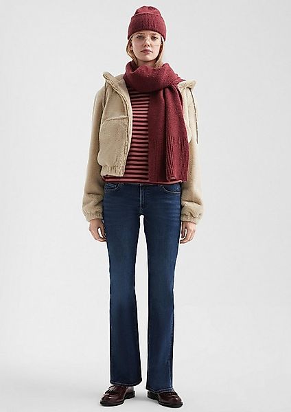 QS Strickmütze Mütze Kuschelige Mütze mit Umschlag günstig online kaufen