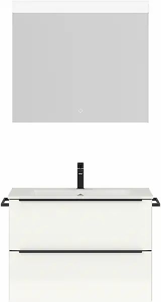 nobilia® Badmöbel-Set »Levere« vormontiert, mit Soft-Close, 2 Stk. tlg. günstig online kaufen