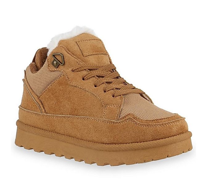 VAN HILL 841868 Sneaker Damen Warm Gefütterte Sneaker Low Bequeme Profil-So günstig online kaufen