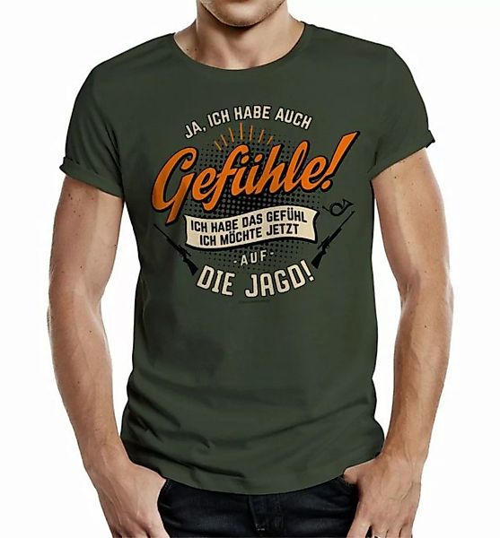 RAHMENLOS® T-Shirt für Jäger "Ich habe das Gefühl, ich möchte jetzt auf die günstig online kaufen