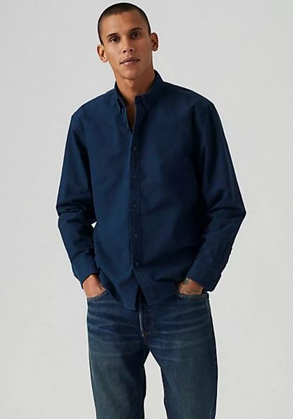 Levi's® Langarmhemd AUTHENTIC BUTTON DOWN mit Ton-in-Ton Logostickerei auf günstig online kaufen