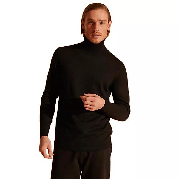 Superdry Merino Rollneck Pullover S Nightwatch Black günstig online kaufen
