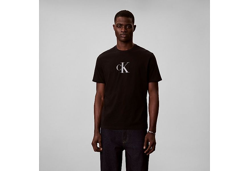 Calvin Klein T-Shirt SS 30S DISTRESS MONOGRAM GRAPHIC Regular fit mit Logod günstig online kaufen