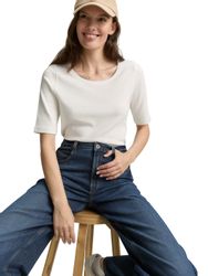 TOM TAILOR T-Shirt mit großem Rundhalsausschnitt günstig online kaufen