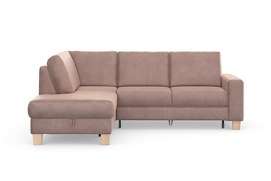 Home affaire Ecksofa »Summer L-Form« mit Ottomane, wahlweise mit Bettfunkti günstig online kaufen