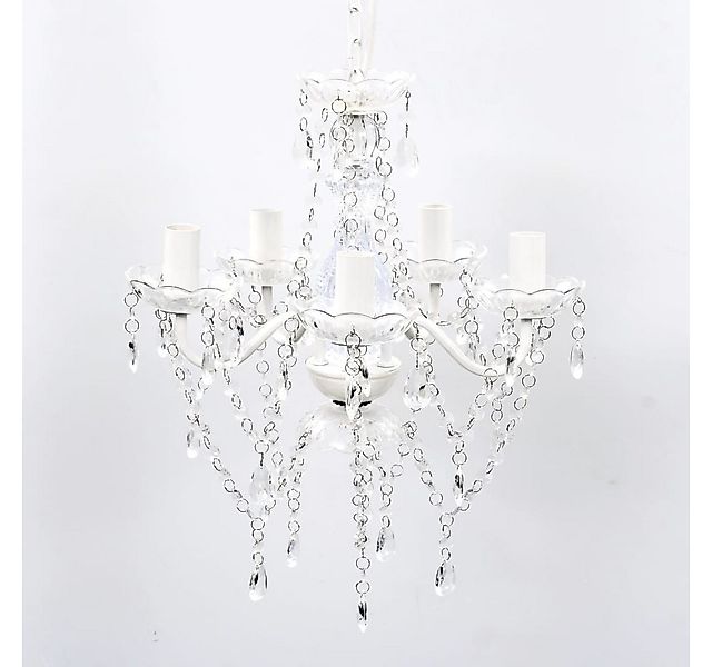 vidaXL Kronleuchter Kronleuchter 5-flammig Transparent günstig online kaufen