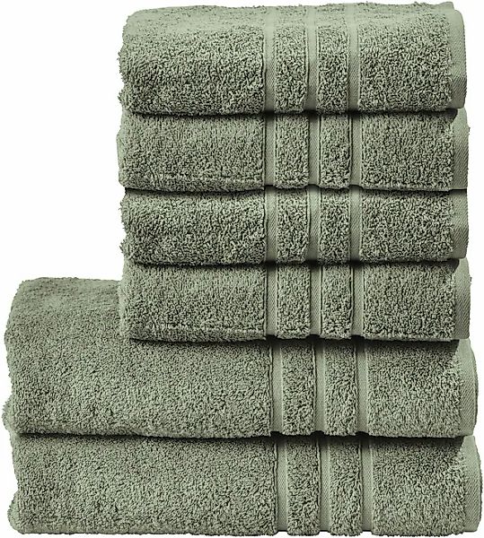 done.® Handtuch Set »Daily Uni«, (Set, 6 St., 4 Handtücher (50x100 cm)-2 Du günstig online kaufen