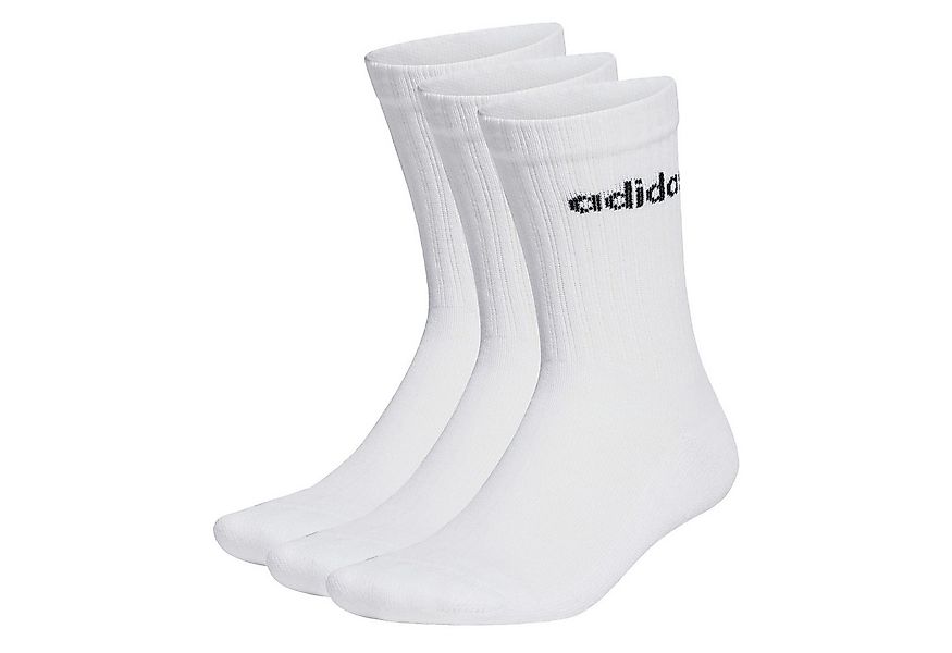 adidas Sportswear Funktionssocken LINEAR CREW CUSHIONED SOCKEN, 3 PAAR (1-P günstig online kaufen