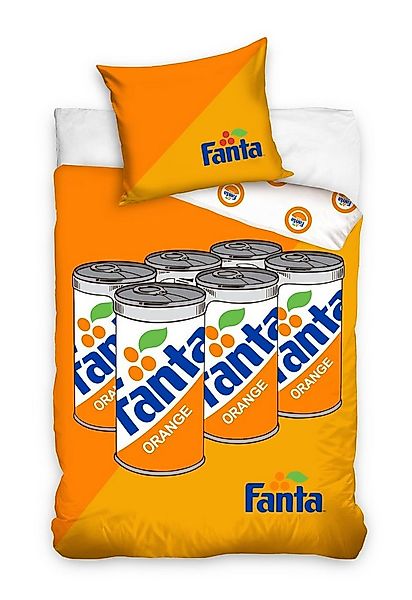 COCA COLA Bettwäsche Fanta Bettwäsche 135 x 200 cm günstig online kaufen