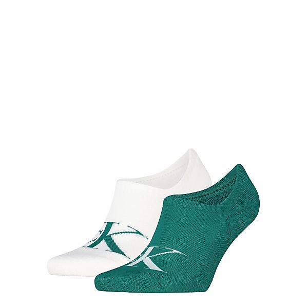 Calvin Klein Jeans Füßlinge "CKJ MEN FOOTIE HIGH CUT MONOGRAM" 2 Paar, 2 Pa günstig online kaufen