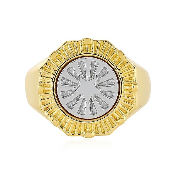 Cavill Silberring Anspruchsvoller 925 Silber vergoldeter günstig online kaufen
