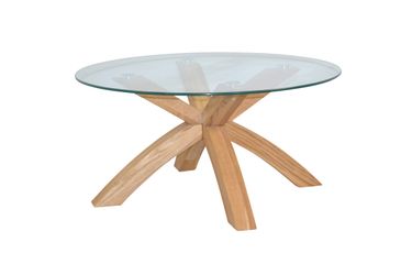 moebel-direkt-online Couchtisch Gestell aus Massivholz Eiche, günstig online kaufen
