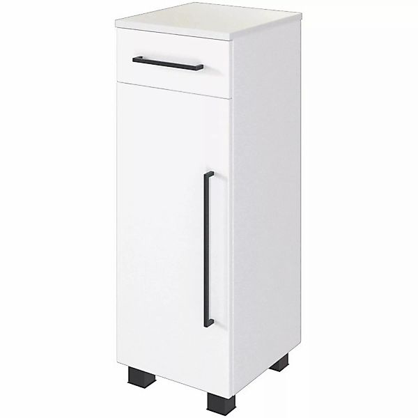 Held Möbel Unterschrank Rom 30 cm matt Weiß-Weiß günstig online kaufen