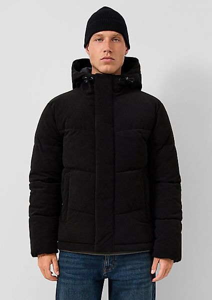 QS Winterjacke Outdoor-Jacke Wattierte Cordjacke mit günstig online kaufen