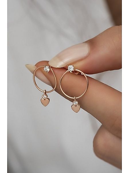 Nisan Ohrring-Set, 925er Silber Damen Ohrringe – Zirkonia Ohrstecker mit He günstig online kaufen