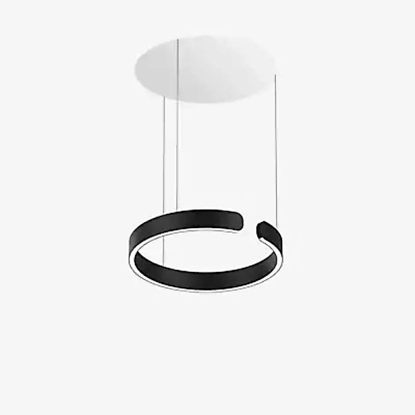 Occhio Mito Sospeso 40 Move Up Table Pendelleuchte LED, Kopf schwarz matt/B günstig online kaufen