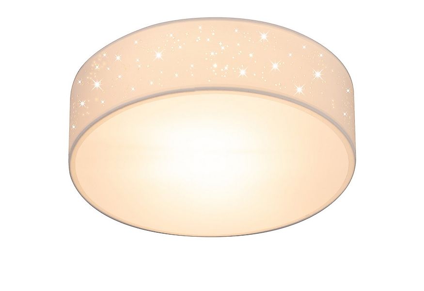 monzana Deckenleuchte, Leuchtmittel nicht inklusive, Sternenhimmel Rund Sto günstig online kaufen