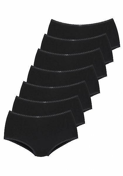 Vivance 7er-Pack, aus weicher Baumwollqualität mit feiner Spitzeneinfassung günstig online kaufen