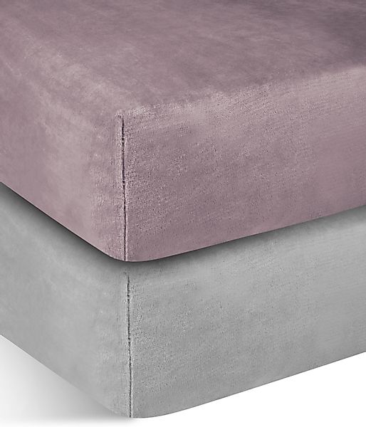Aspero Bettlaken 2 Flanell-Spannbettlaken PERPIGNAN, Flanell, günstig online kaufen