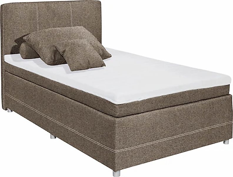 ED EXCITING DESIGN Boxspringbett »Luanda«, wahlweise mit Matratze und Toppe günstig online kaufen