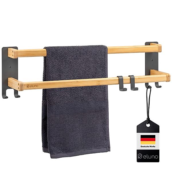 eluno Handtuchständer aus grauem Metall und günstig online kaufen