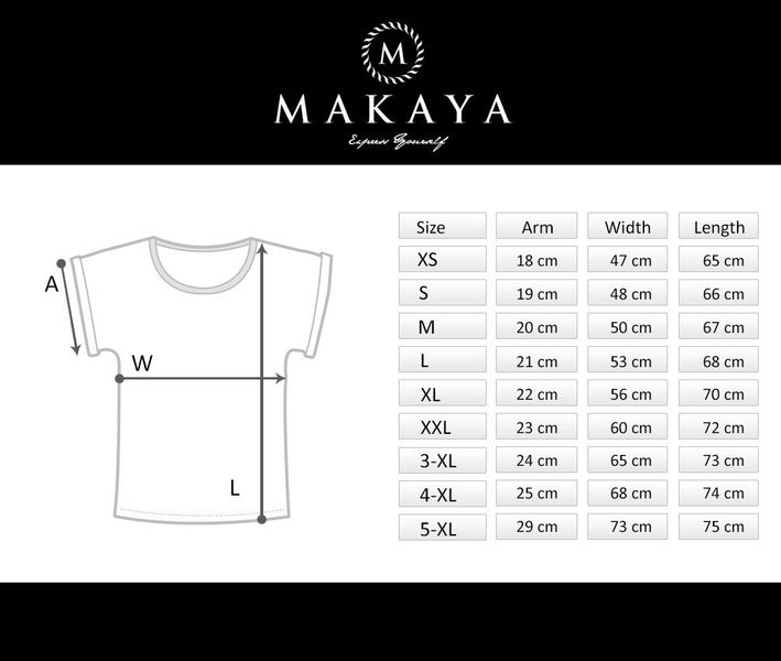 MAKAYA Print-Shirt Damen Kurzarm Baumwolle Retro günstig online kaufen