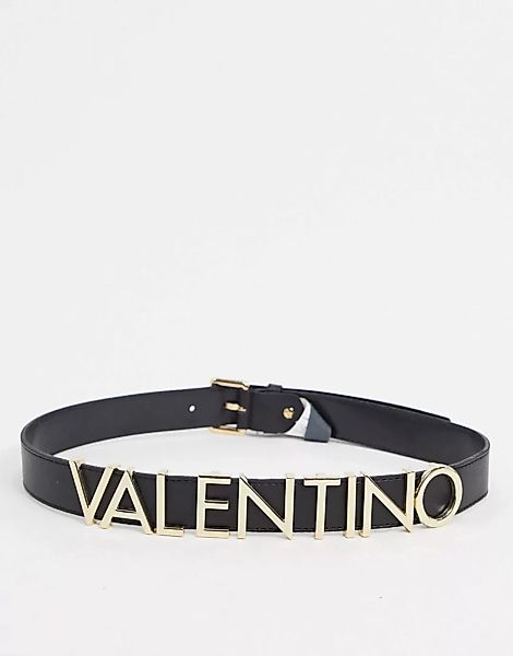 Valentino Bags – Emma Winter – Gürtel mit Logo in Schwarz günstig online kaufen