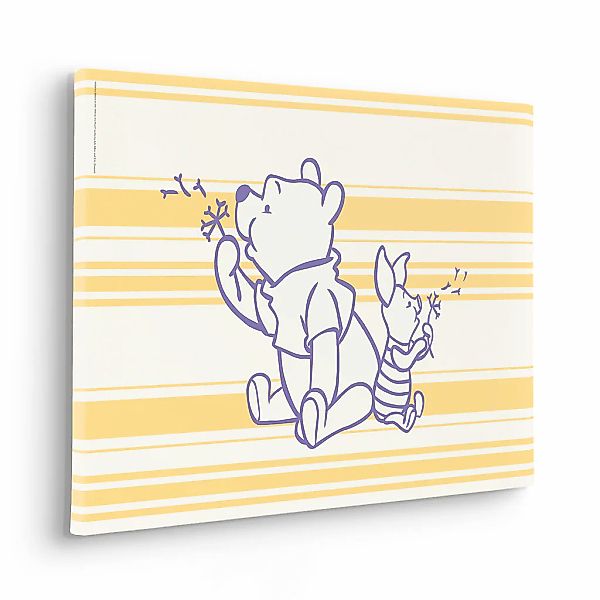 Komar Leinwandbild "Winnie the Pooh Dandelions - Größe 40 x 60 cm", Natur, günstig online kaufen