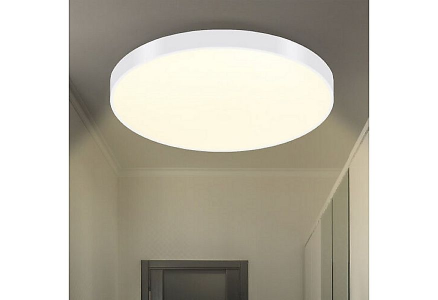 ZMH LED Deckenleuchte Wohnzimmer Ø21cm 12W Deckenlampe Rund für Flur Schlaf günstig online kaufen